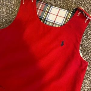 Ralph Lauren Red Reversible jumper dress